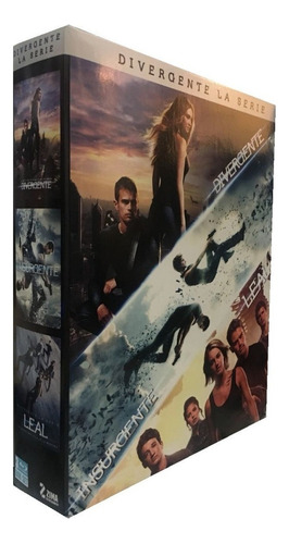 Divergente 1 2 3 Trilogia Boxset Peliculas Blu-ray