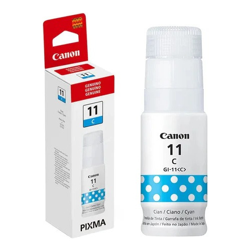 Tinta Canon Gi-11 Cian Para Impresora G2160 / G3160