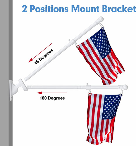 Mástiles De Bandera De 7 Pies De Largo, Kit De Mástiles De B