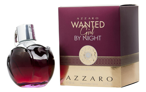 Perfume Azzaro Wanted Girl By Night Eau De Parfum Para W, 80