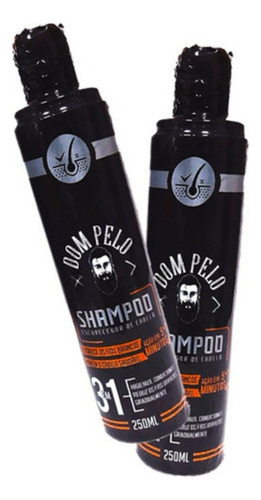 Kit 10 Shampoo Escurecedor De Cabelo Dom Pelo