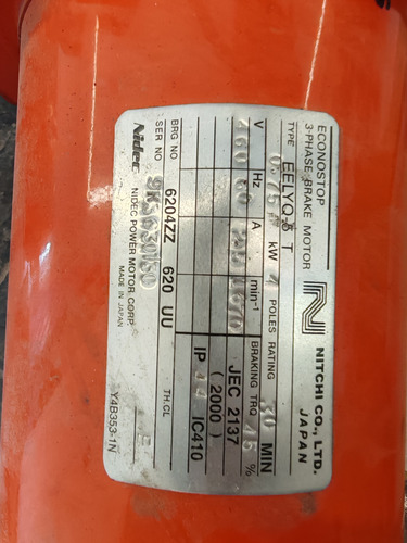 Polipasto 5 Toneladas De Cadena Naranja 2 (Usado)