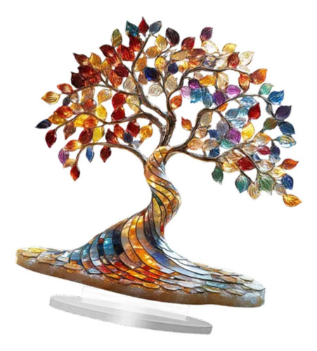 Letrero De Árbol Acrílico 2d, Decoración Artesanal,
