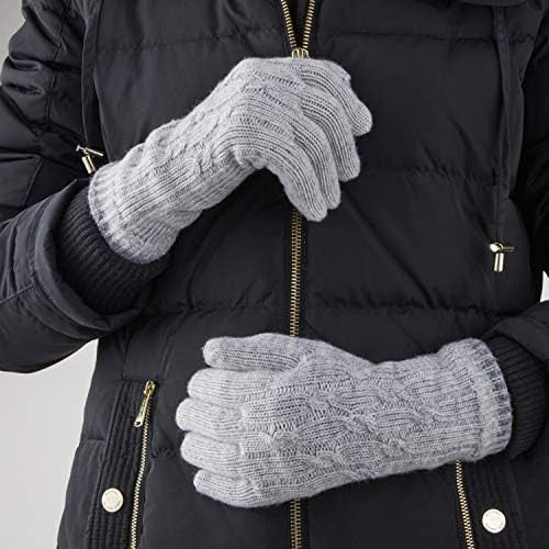 Via By Skl Style Guantes De Tejido Trenzado Reciclado Para M
