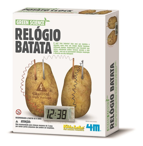 Relógio Batata - 4m - Brinquedo Educativo
