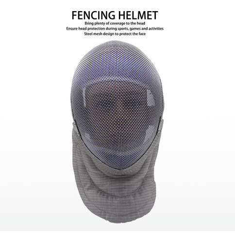 Equipamento De Proteção Para Esgrima, Capacete, Malha De Aço