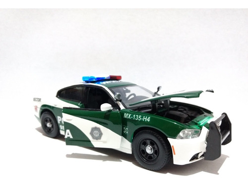 Dodge Charger Patrulla Policia Cdmx Nueva Luz Y Sonido 1:24 | Envío gratis