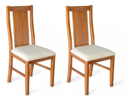 Set De 2 Sillas De Madera Yukon, Muebles El Angel