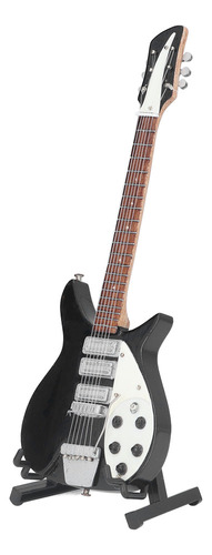 Miniguitarra A Escala 1:6 Con Materiales De Haya, 18 Cm/7,1