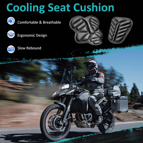 Qf1 Cojín Universal Para Asiento De Motocicleta, 2 Unidades