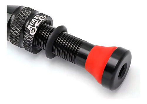 Kit Válvulas Tubeless Schrader Aluminio 60mm Bicicleta X2u Negro