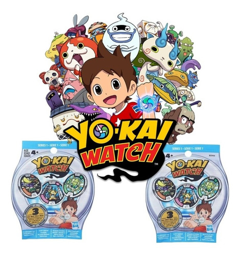 Yokai Watch 44pzas Yo-kai Colección Completa Medalla Serie1 