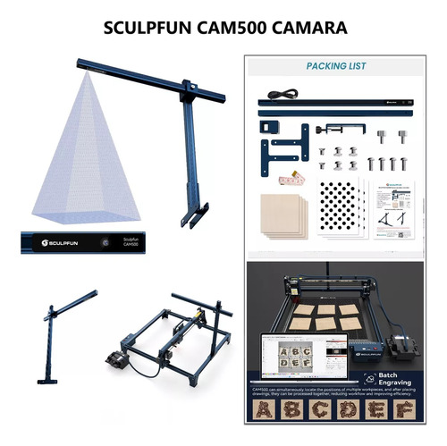 Sculpfun S30 Ultra 22w Máquina Grabado Láser+rodillo+cámara