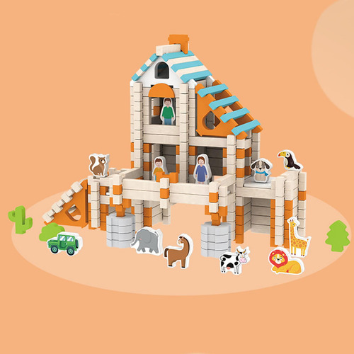 120 Piezas Diy Modelo De Construcción Kits De Casa De