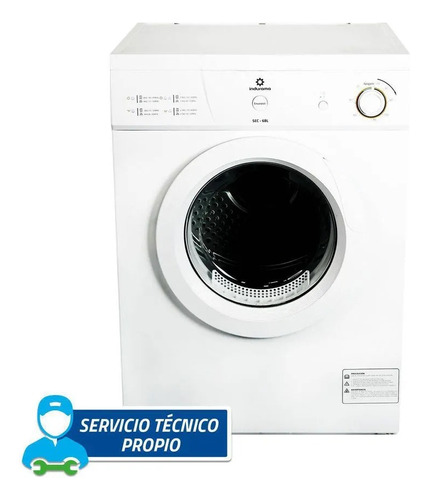 Secadora Eléctrica Indurama Sec-6bl Blanco 6 Kg