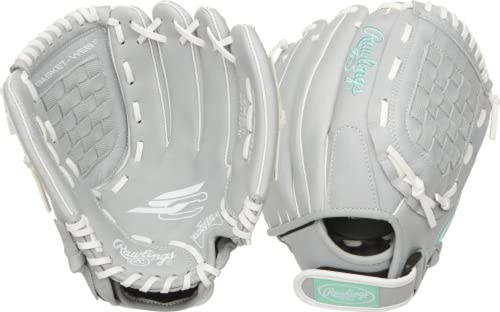 Guante De Sóftbol Rawlings Para Niñas De 11,5 Pulgadas, Verd