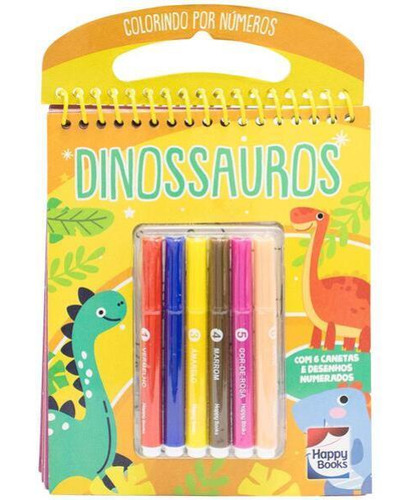 Colorindo Por Números: Dinossauros