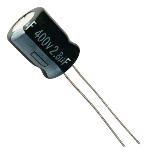 Capacitor Eletrolitico 2.8mf X 400v - 2,8x400v 105º Graus