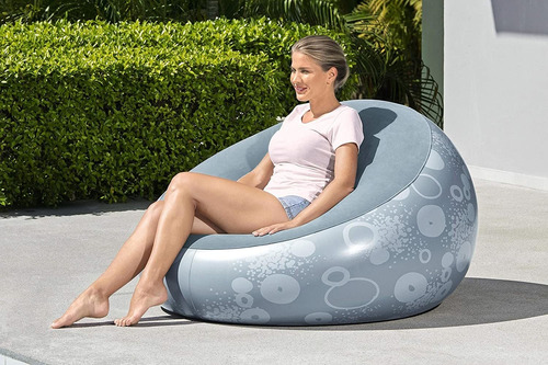 Mueble Cojín Silla Puff Inflable Diseños Modernos 1.12mx66cm