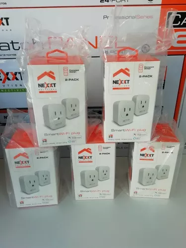 Enchufe Inteligente Wi-Fi – Nexxt Smart Plug – NHP-S611 – 110/220v –  Paquete de 2 – Telalca Store Ecuador