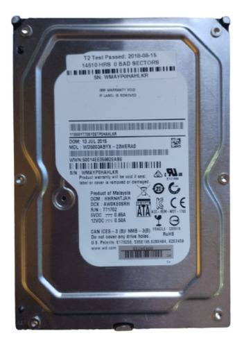 Disco Duro Mecánico Sata 3.5  Capacidad 1tb (Reacondicionado)