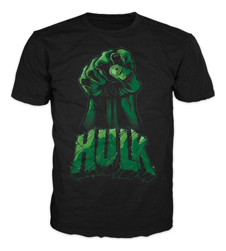 Camisetas Estampadas Hulk Niños Adultos En Algodó