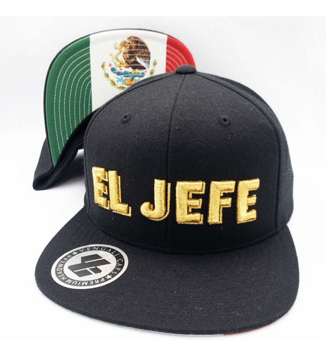 Gorra Snapback Visera Plana Mod. El Jefe