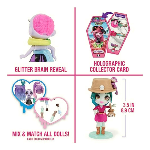 Zombaes Forever, Wild Vibes, Figura De Zombi Coleccionable