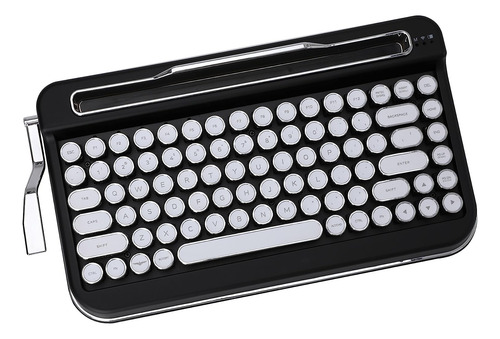 Teclado Elretron, Bluetooth/dioma De Ee. Uu./negro