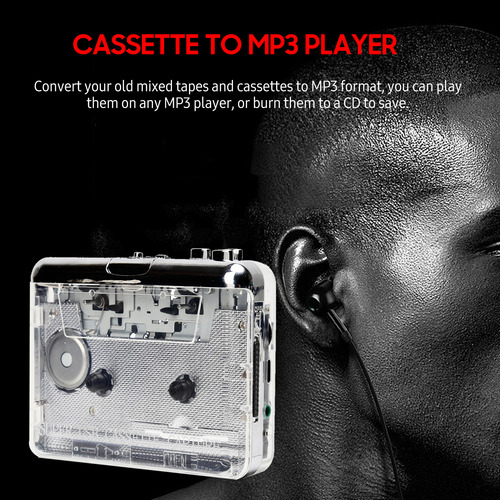 Reproductor De Casetes Portátil De Música Mp3 Con Portátil T
