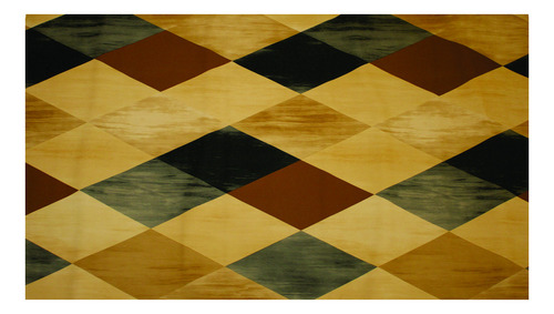 Tapiz Piso Adherible Rustic Rombos Colores 10mx60cm Pv14 6m2