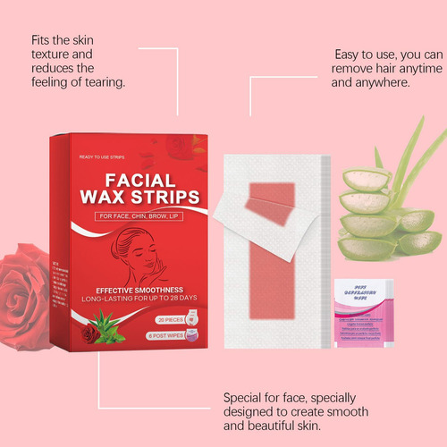 Tiras De Cera Para Cara Cera Depilatoria Depilación Facial