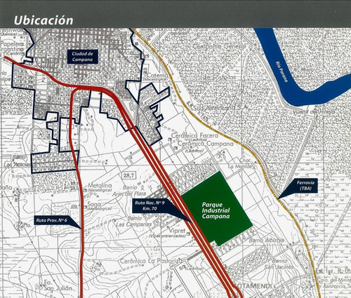 Imagen 6 de 8 de Terreno Industrial En Venta - Parque Industrial Campana