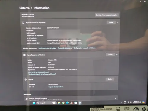 Hp Pavilion All-in-one - 22-a001la (táctil) (Usado)