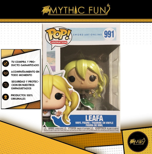 Funko Pop Sword Art Online - Leafa 991 (Usado)