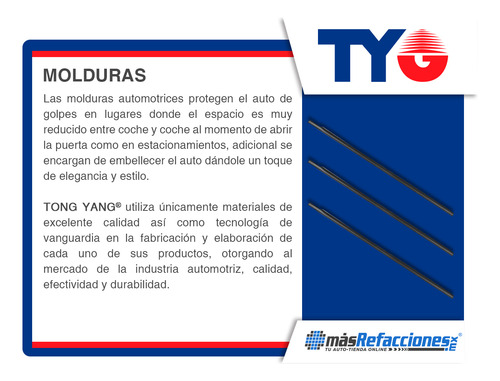 Par Molduras Arco Salp Trasera Chevy C2 2005 4p P/pint Adl