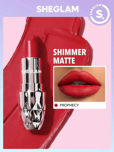 Sheglam - Lápiz labial Shein Matte Starlight Velvet Color Prophecy