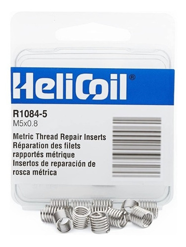 Set 12 Insertos M5 X 0.8 Helicoil