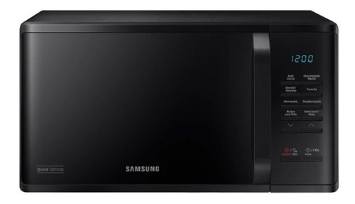 Microondas Samsung Ms23k3513ak 23l Universo Binario