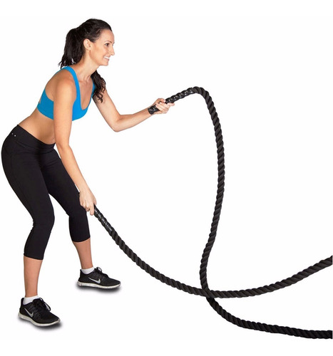 Imagen 3 de 4 de Cuerda Para Crossfit Battle Rope Soga Importada