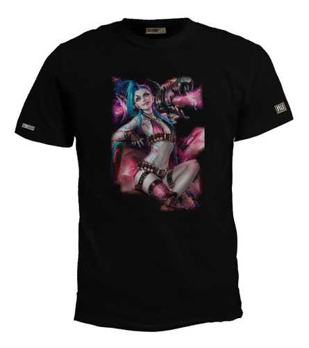 Camiseta 2xl-3xl Jinx League Of Legends Arcane Videogame Zxb