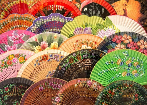 Huadada Jigsaw Puzzles For Adults  Pieces, Folding Fans Int.