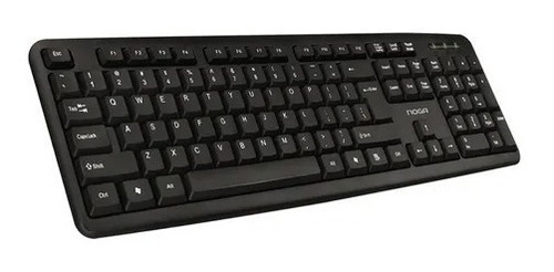 Teclado Noga Computadora Nkb-78011 Usb Pc Español Negro 