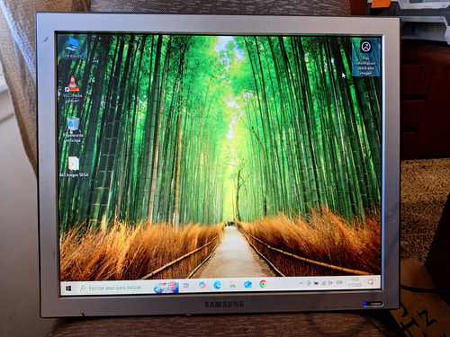 Monitor Samsung 950bs 19 Pulgadas Lcd Funcionando (sin Pie) Plateado (Usado)