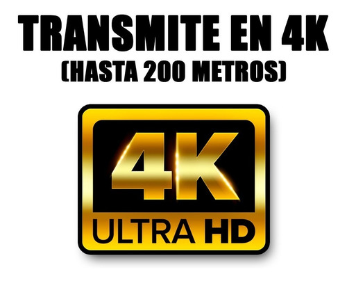 Imagen 2 de 4 de Par Balun Transceptor Cctv Video Hd 4k 8 Megapixeles 4 En 1