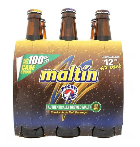 Maltín Polar Bebida De Malta 0% Alcohol Six Pack