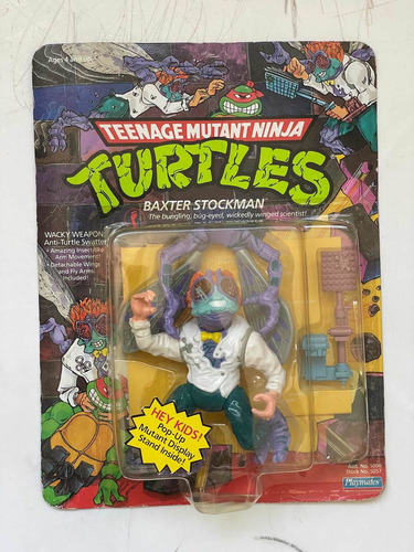 Figura Vintage Baxter Stockman Tmnt Edición Especial