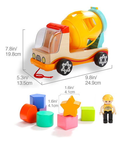 Top Bright Wooden Shape Sorter Toys For Toddlers Learning So