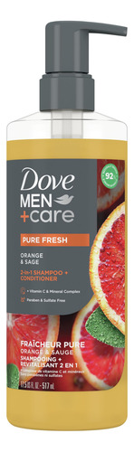 ChampĂș Y Acondicionador Dove Men+care Pure Fresh 500 Ml