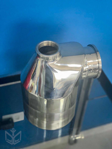 Escapamento Curva Inox Náutico Motor Volvo Penta D12
